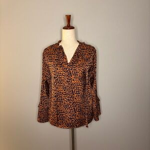Size M - French brand, The Korner animal print blouse